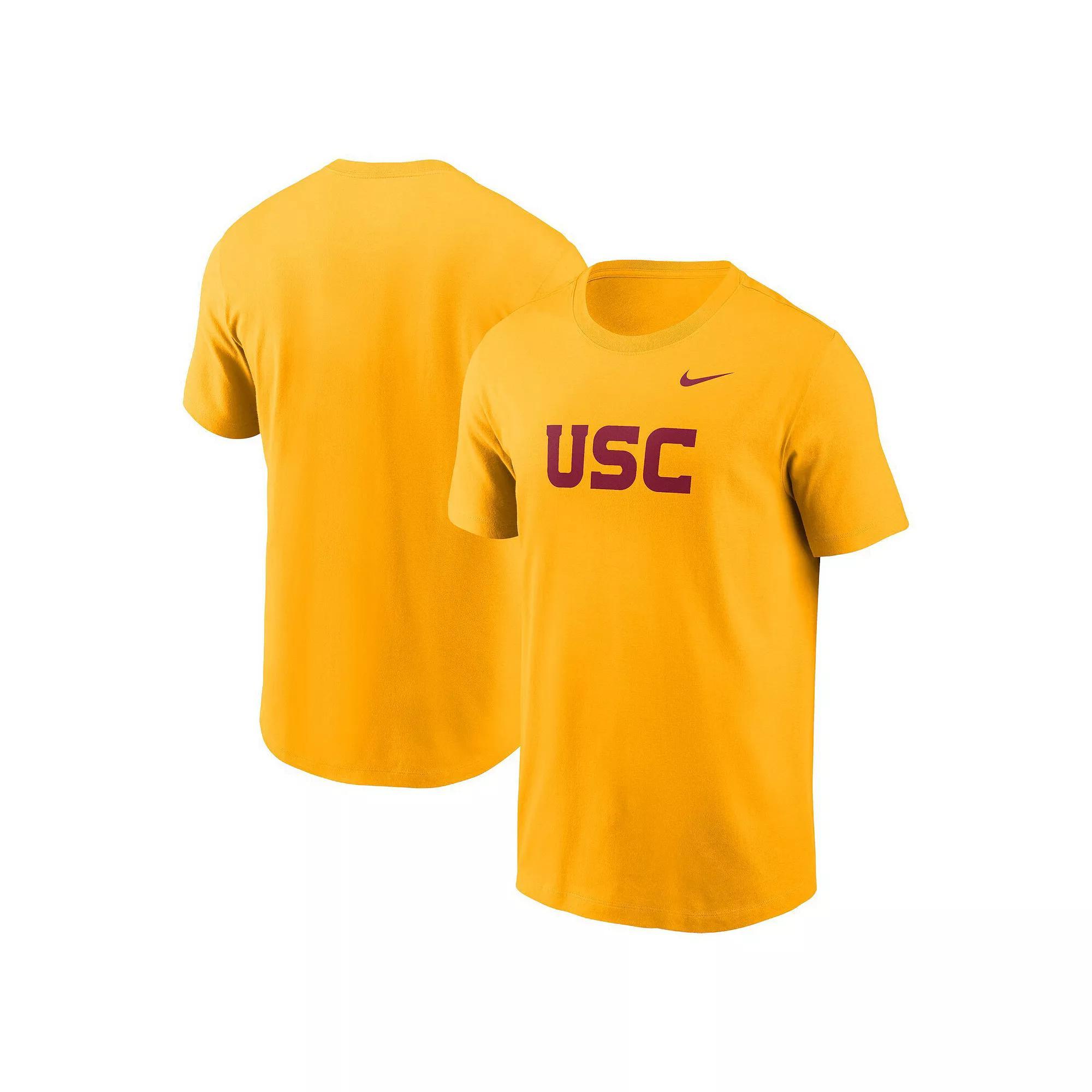 Men's Nike Gold USC Trojans Primetime Wordmark T-Shirt,  Product Image