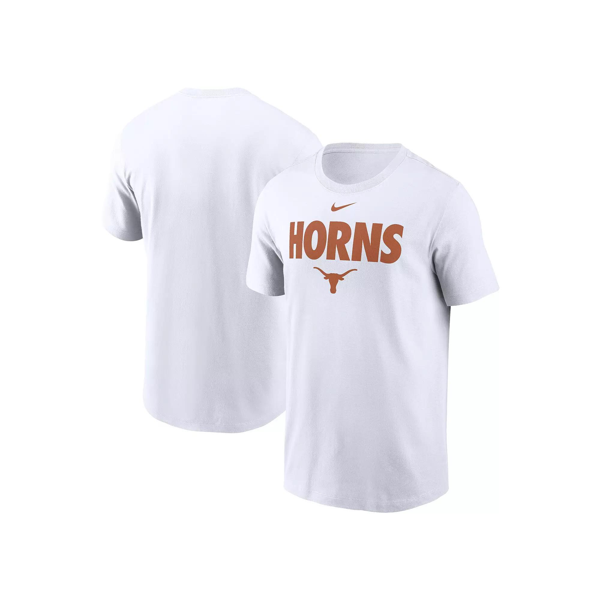 Men's Nike White Texas Longhorns Local Ultimate Chant T-Shirt, Size: Medium Product Image