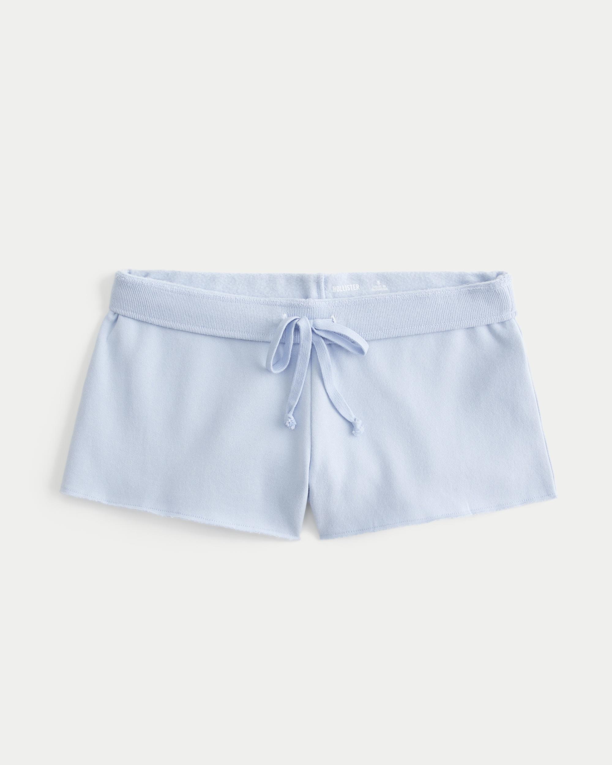 Number Graphic Mini Fleece Shorts Product Image