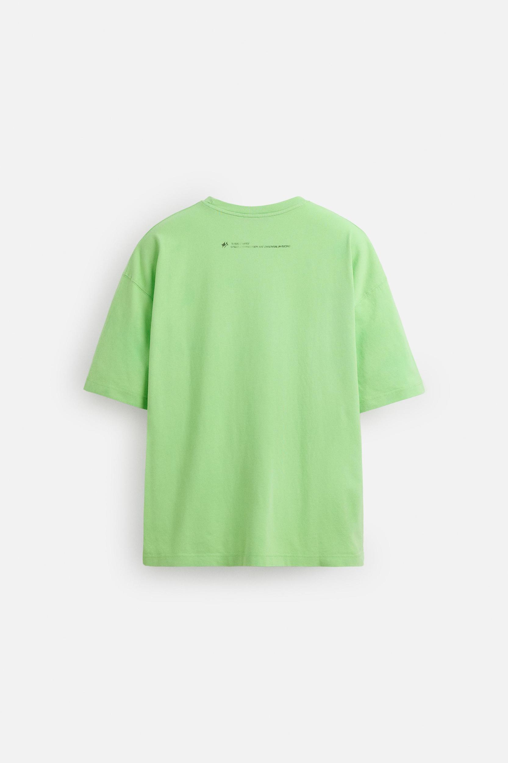 WASHED PRINT T-SHIRT Product Image