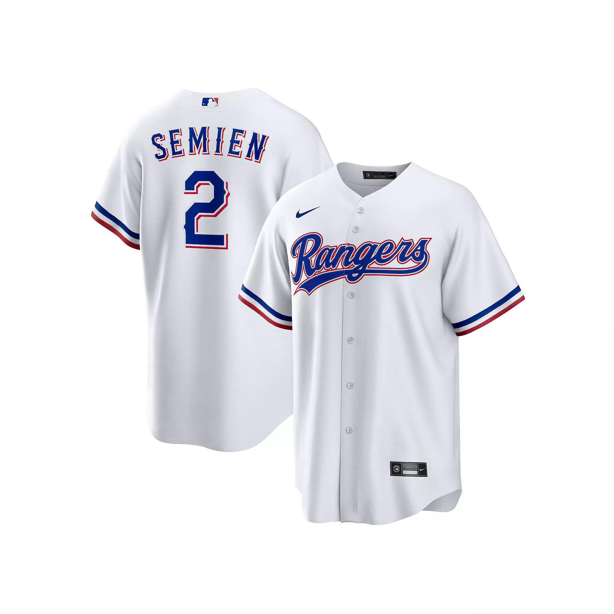 Men's Nike Marcus Semien White Texas Rangers Home Replica Player Jersey,  Product Image