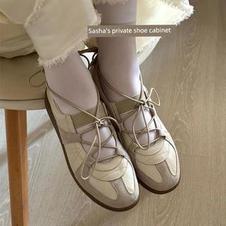 Balletcore Lace-Up Flats Product Image