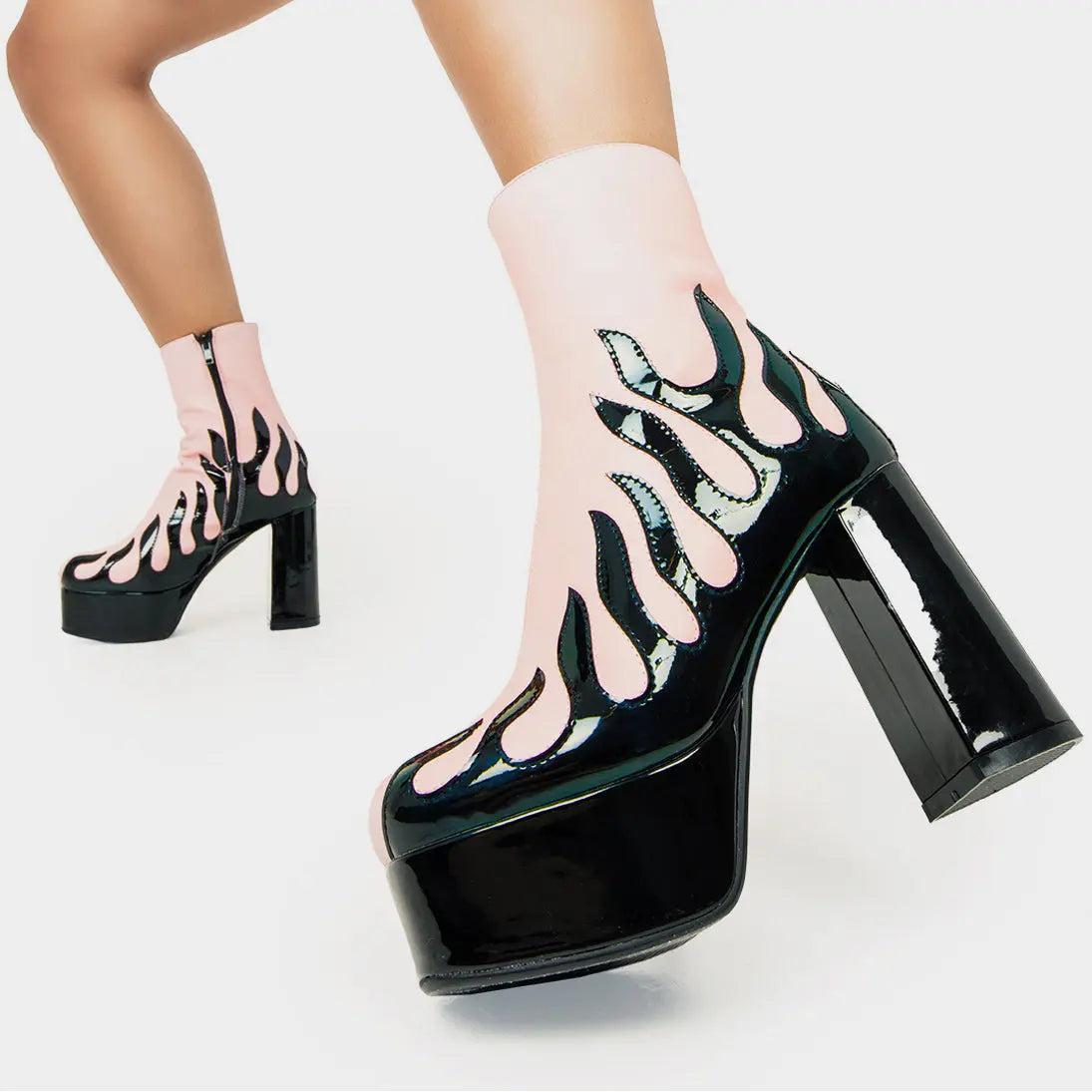 High Voltage Platform Ankle Boots Product Image