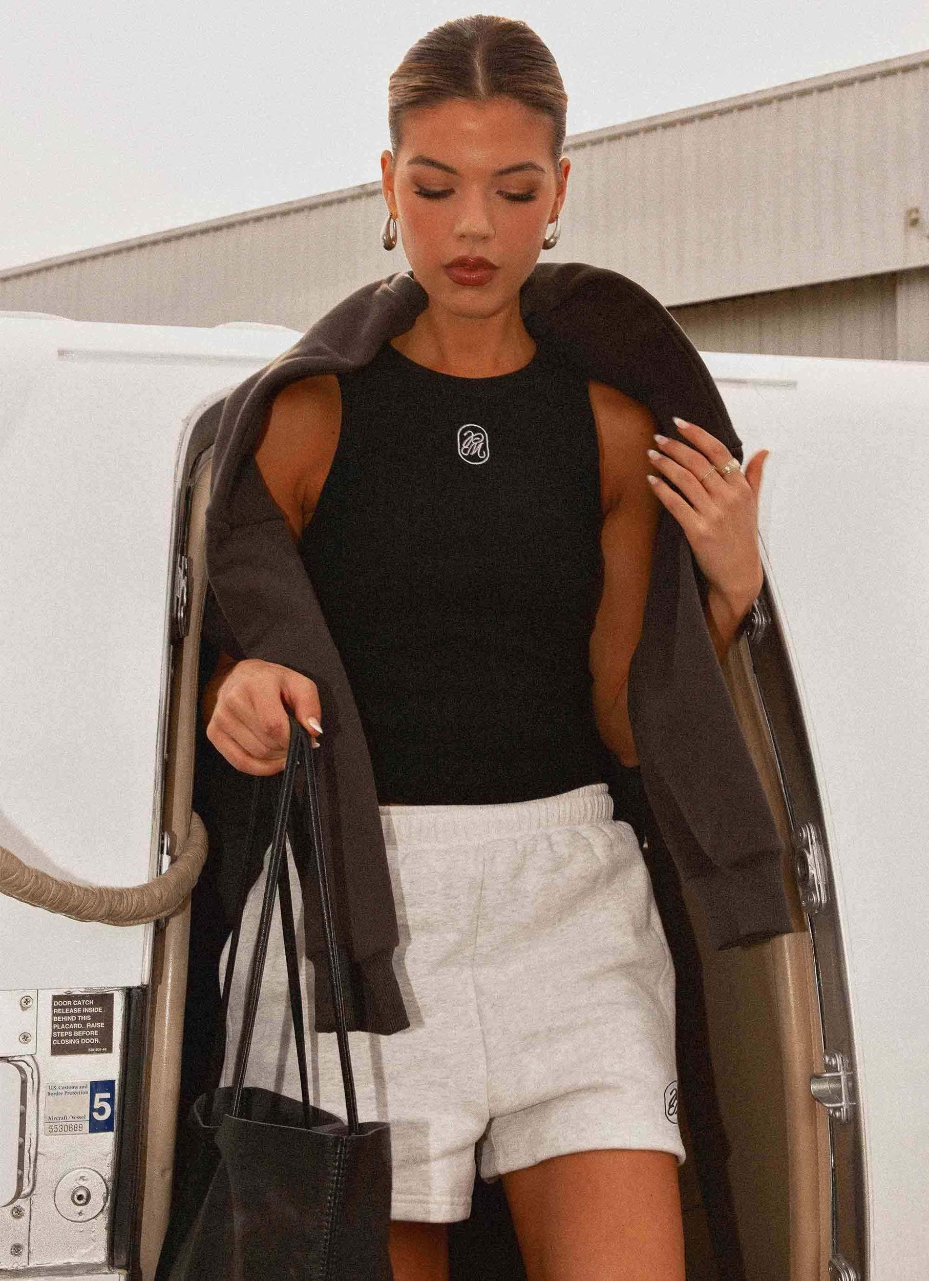 Veda Tank Top - Black Product Image