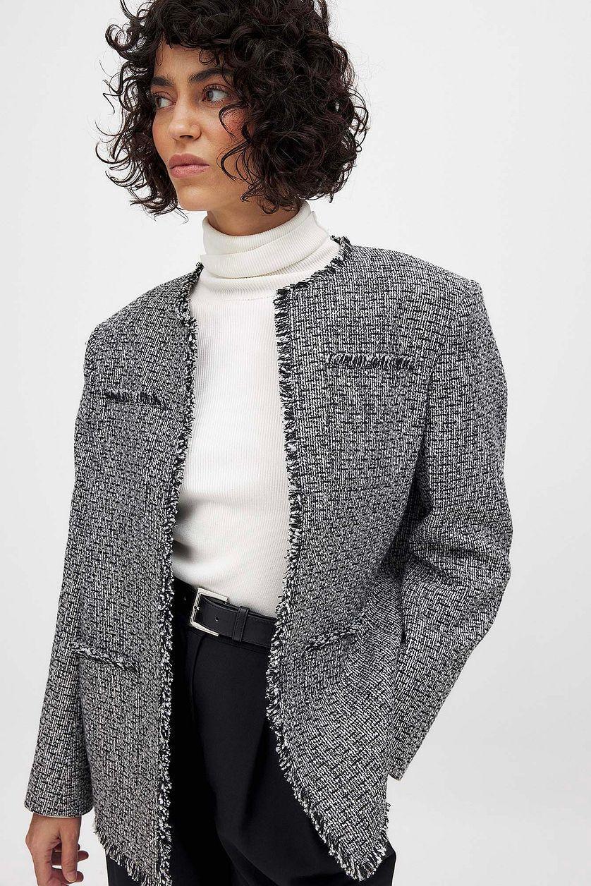 Oversized Tweed Jacket Product Image