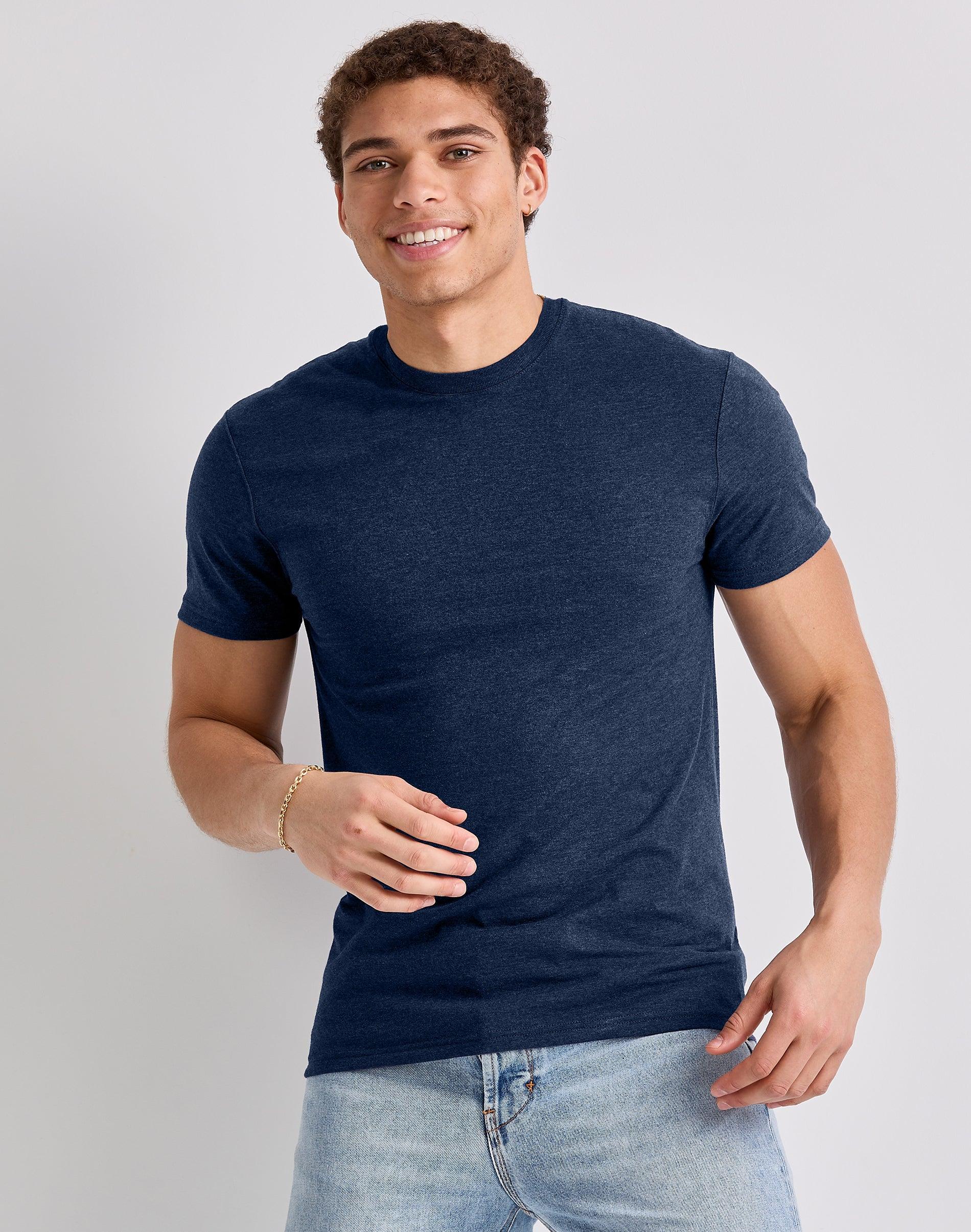 Hanes Originals Mens Tri-Blend T-Shirt Slate 2XL Product Image