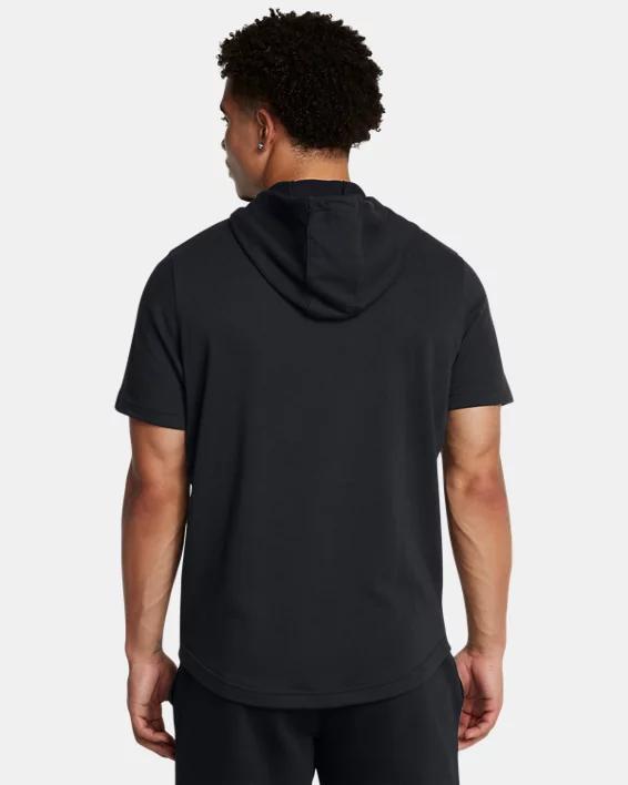 Mens Project Rock Terry Short Sleeve Hoodie Product Image