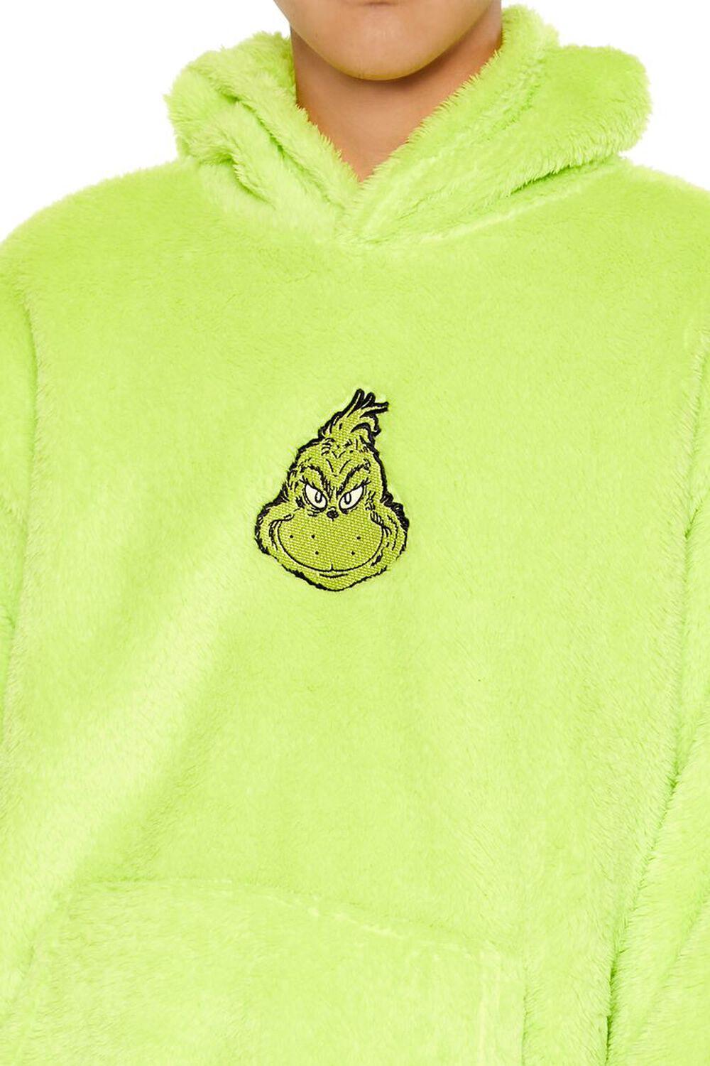 The Grinch Faux Shearling Hoodie | Forever 21 Product Image