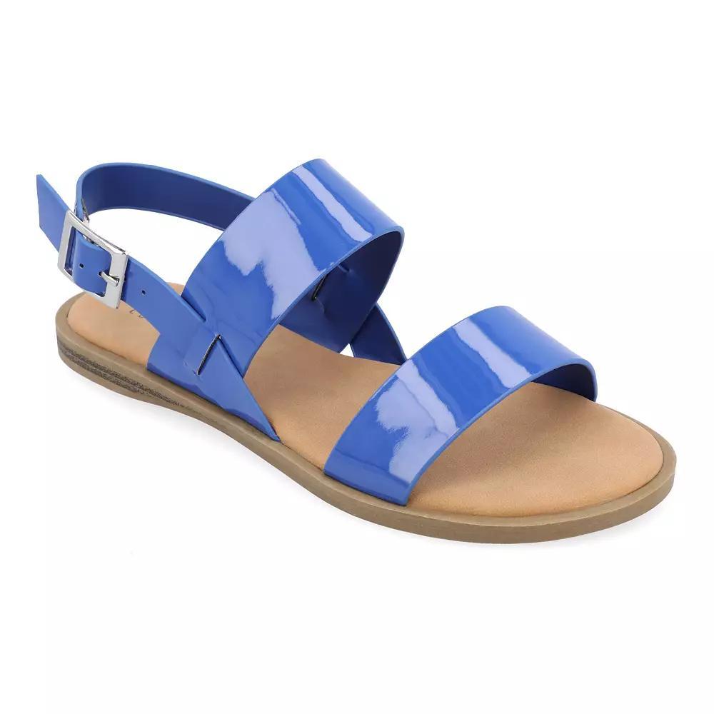 Journee Women's Lavine Sandals, Size: 6.5, Royal Blue Product Image