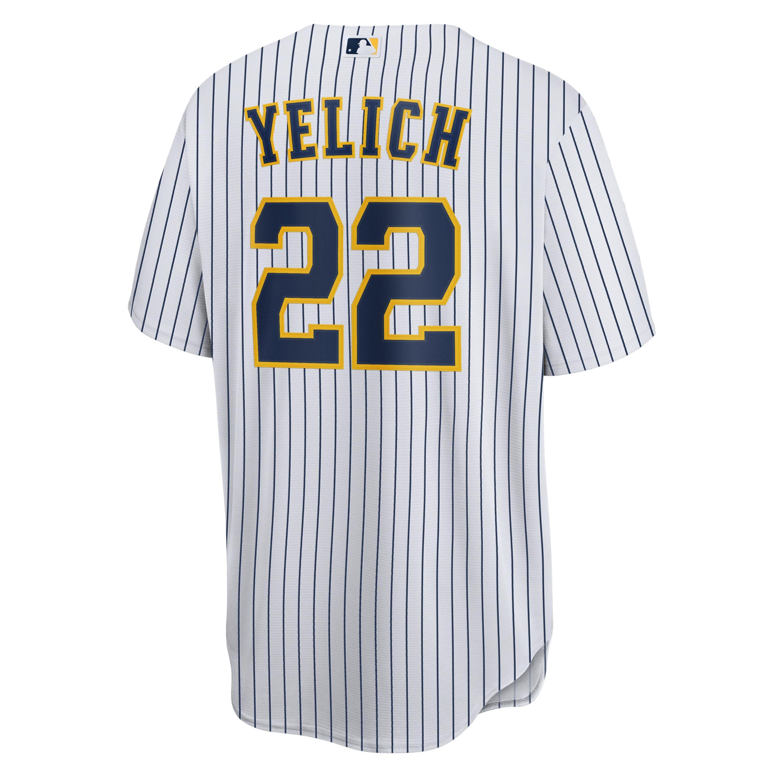 Nike Men's MLB Milwaukee Brewers (Christian Yelich) Replica Baseball Jersey Product Image