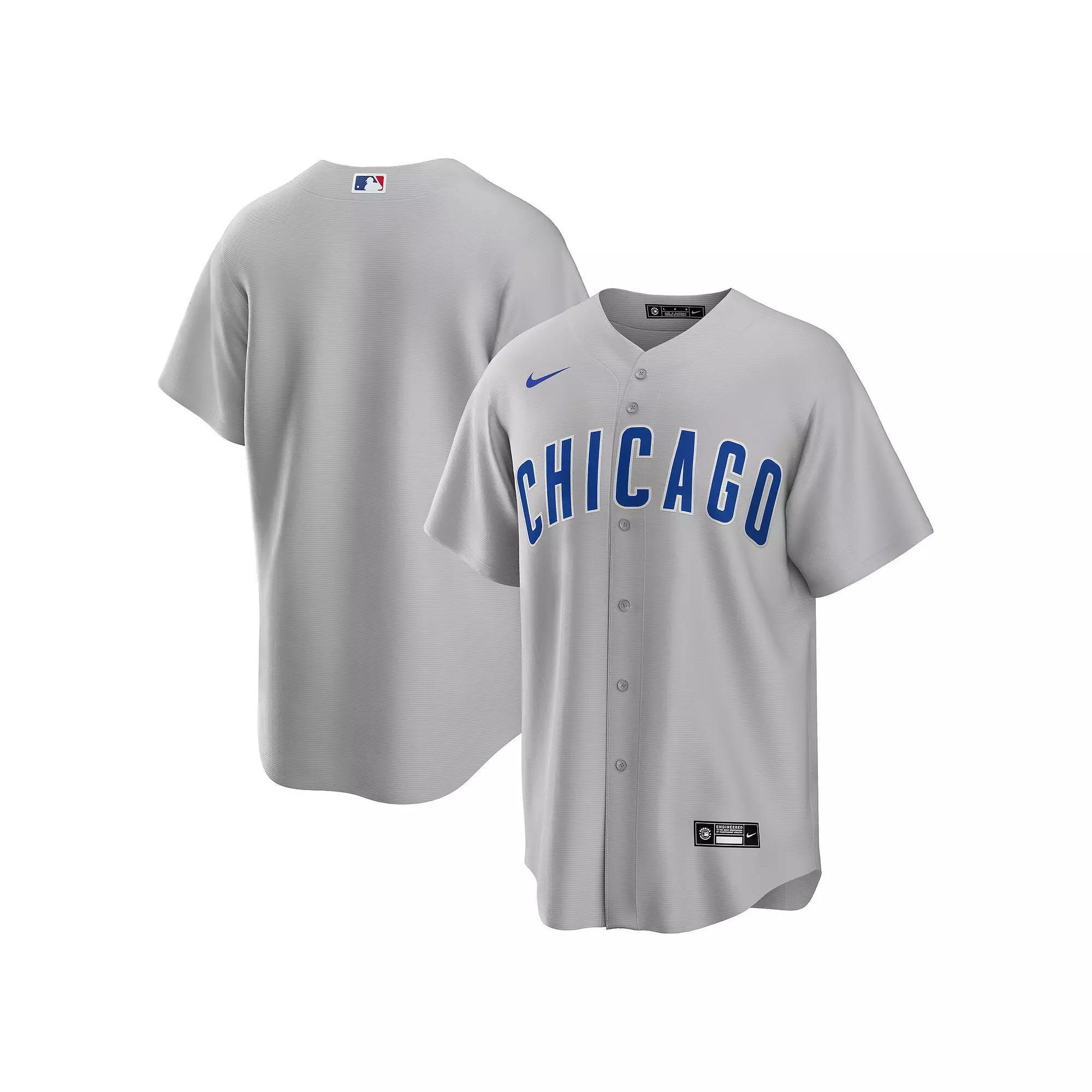 Nike Mens MLB Chicago Cubs Replica Baseball Jersey | T770EJGREJ-XVR Product Image