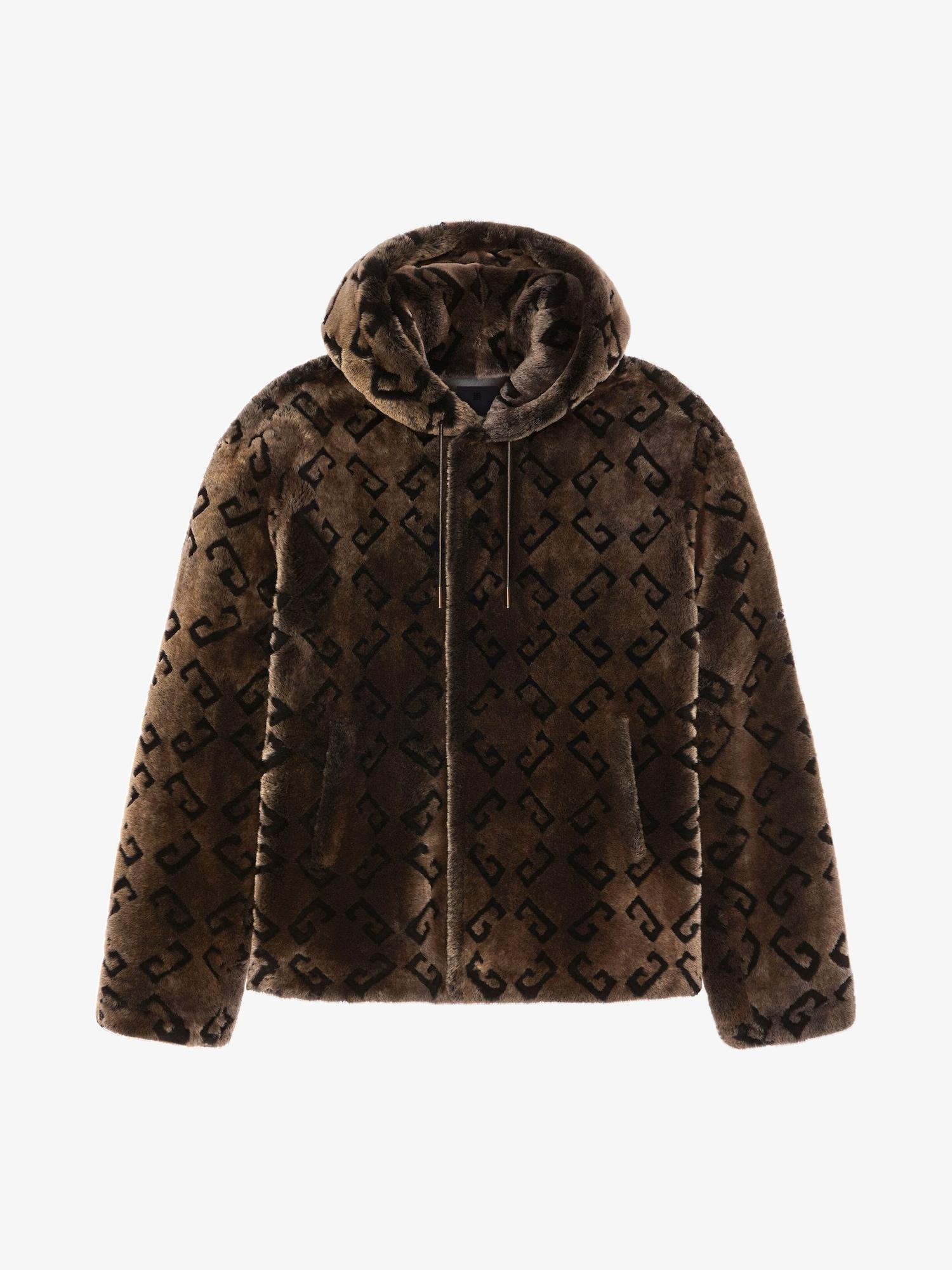 Jacket in shearling with monogram 72 Product Image