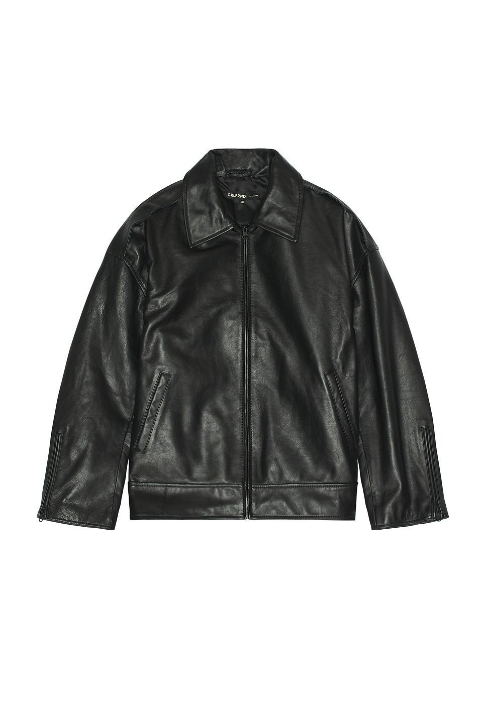 Alek Leather Jacket GRLFRND Product Image