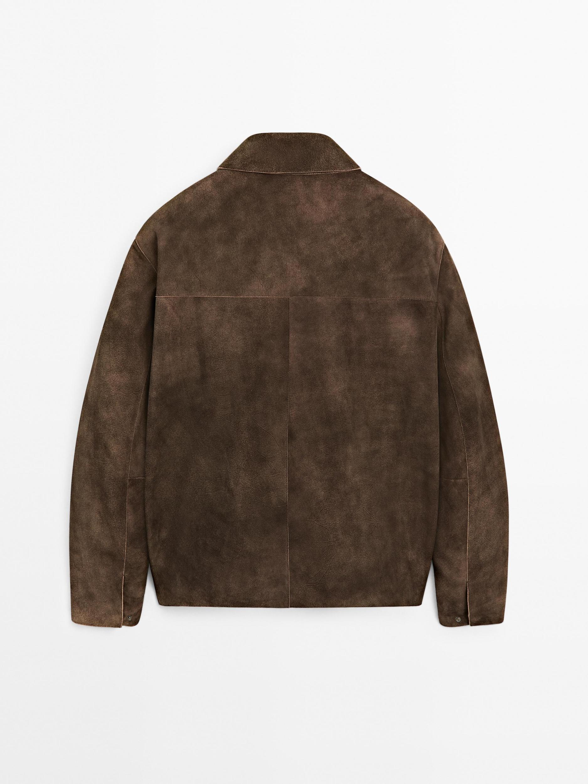 Suede goatskin jacket Product Image