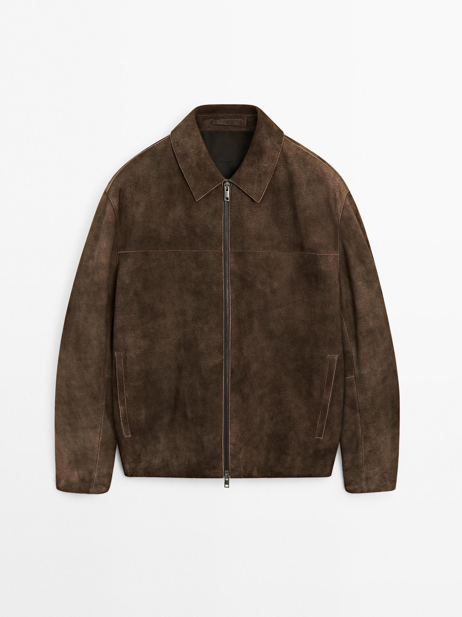 Suede goatskin jacket Product Image