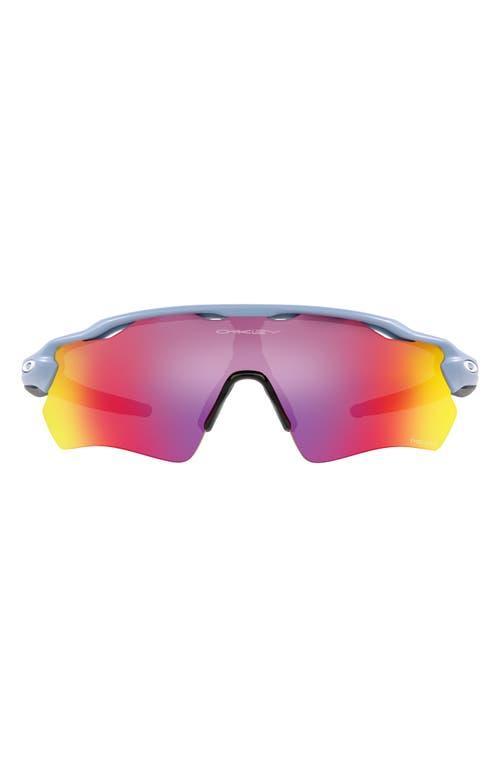 Oakley Mens OO9208 Radar Ev Path 38mm Rectangle Sunglasses - Polished White/Prizm Road Product Image