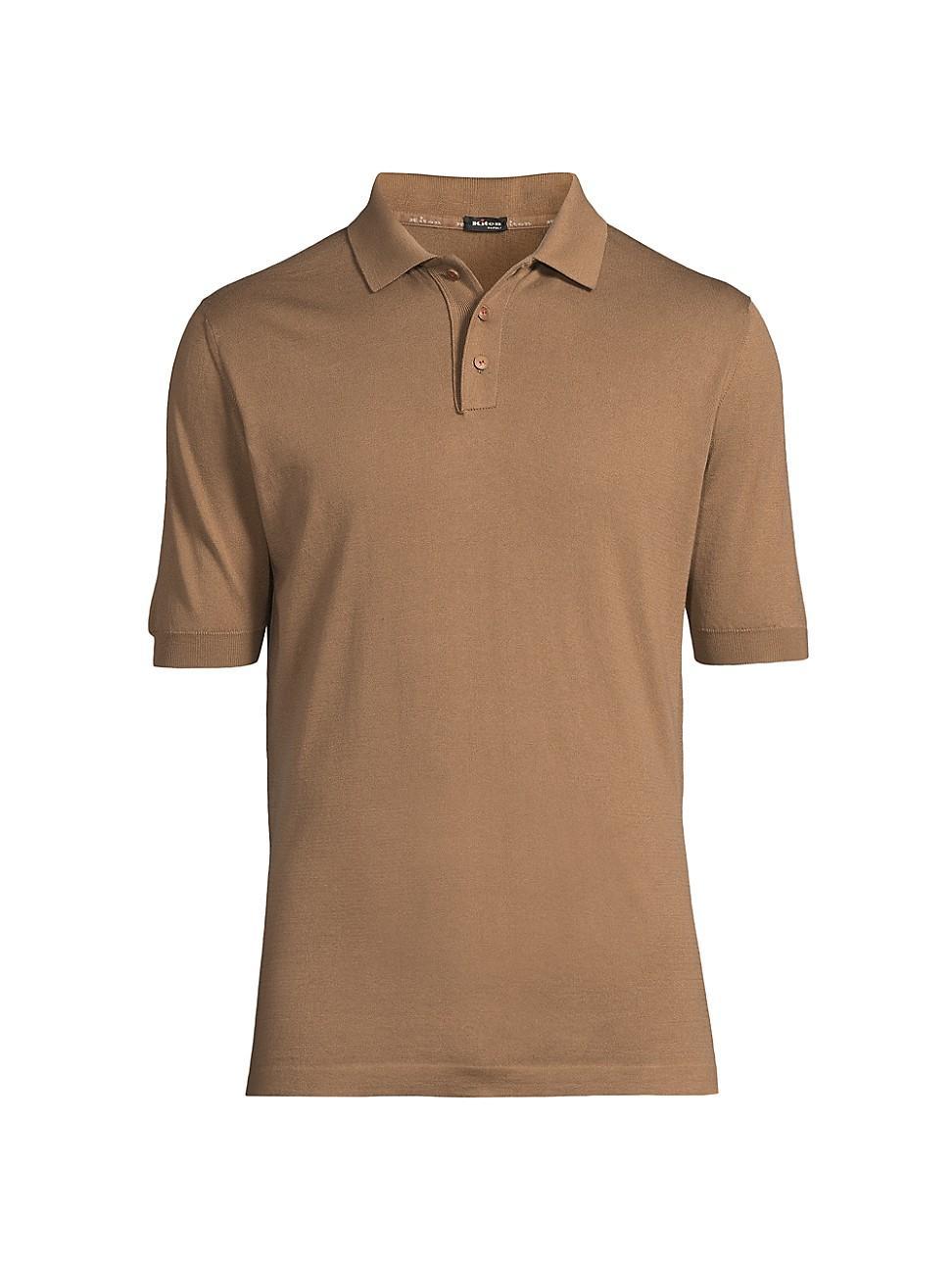 Mens Basic Cotton Polo Shirt Product Image