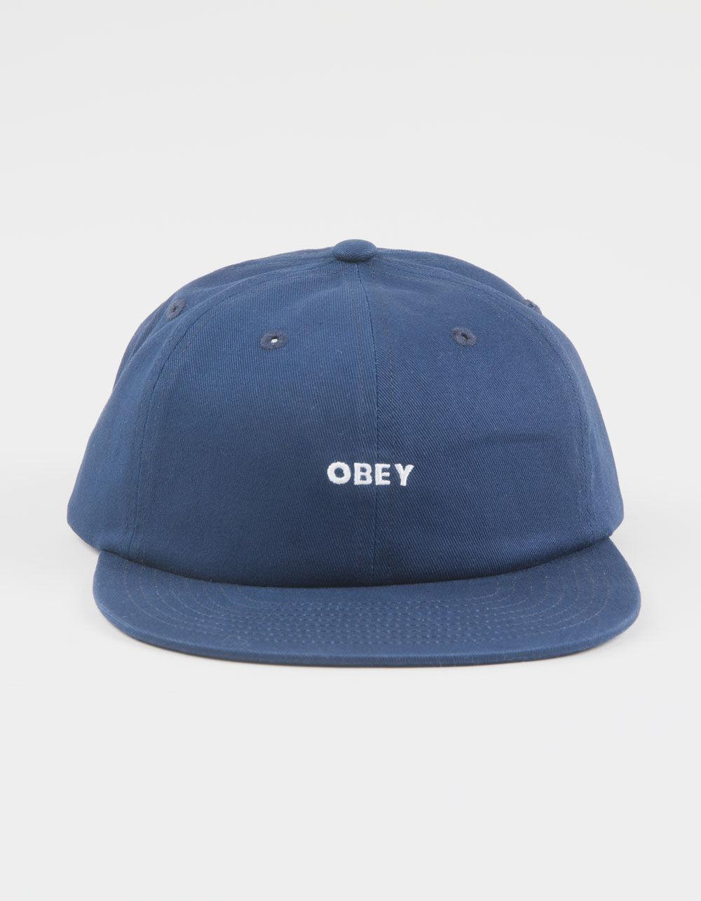 OBEY Bold Twill 6 Panel Strapback Hat Product Image