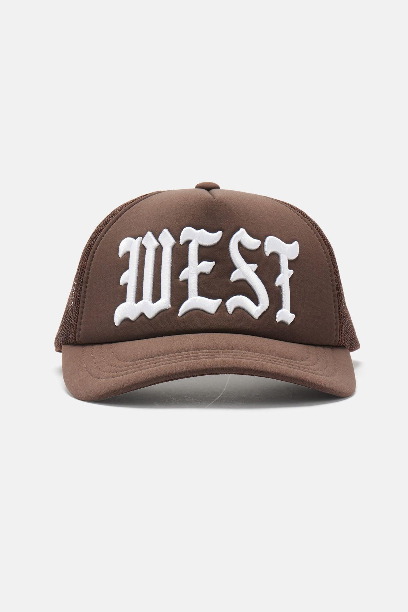 West Side Trucker Hat - Dark Brown Product Image