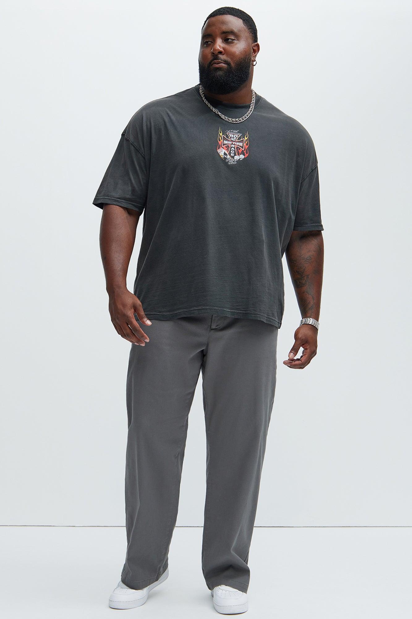 Road Race Oversized Short Sleeve Tee - Black Product Image