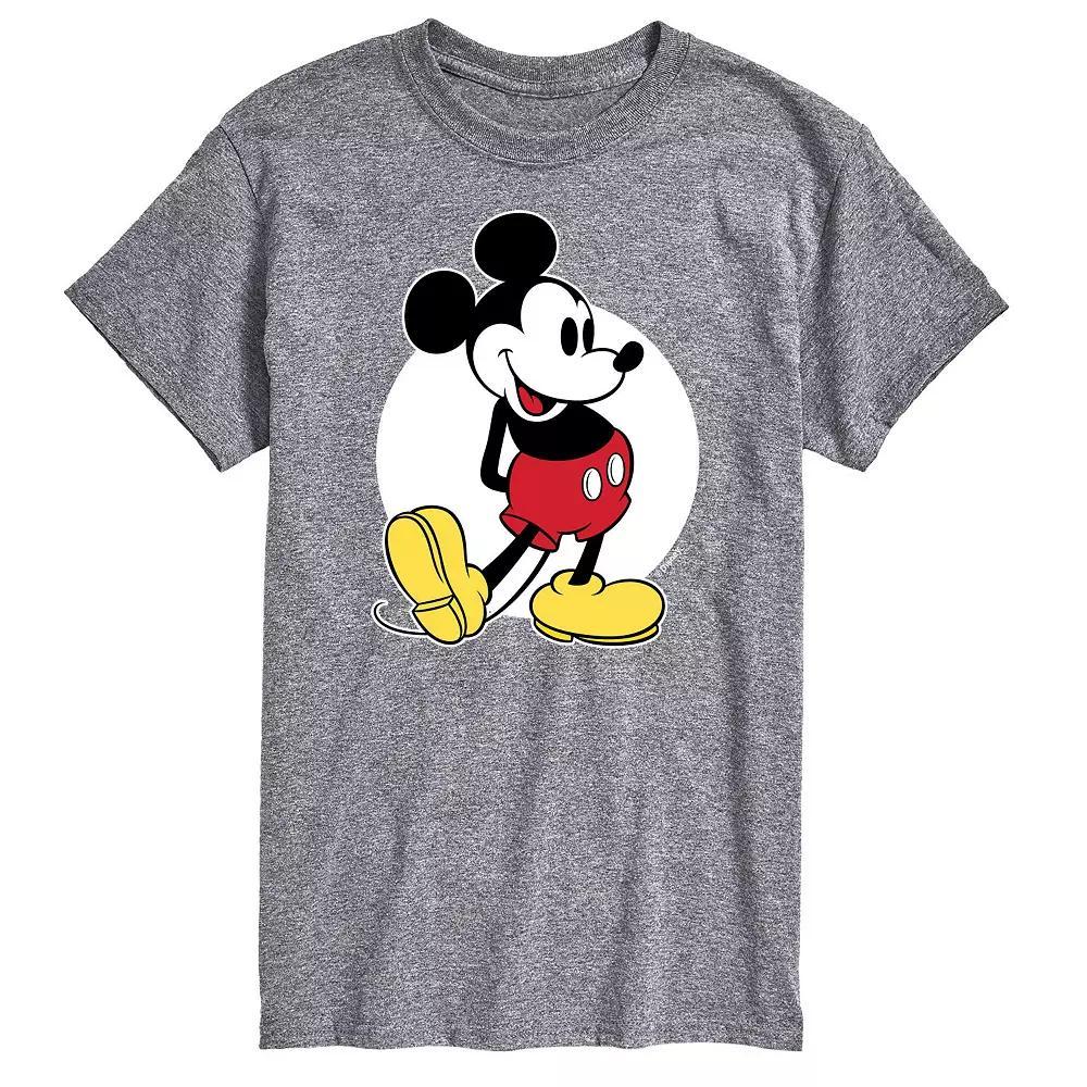 Disney's Mickey Mouse Big & Tall Classic Graphic Tee, Men's, Size: 4XB, Gray Product Image