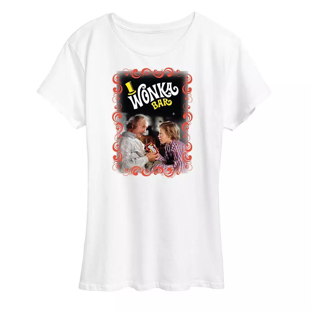 Women's Willy Wonka and the Chocolate Factory Charlie & Grandpa Joe Graphic Tee, Girl's,  Product Image