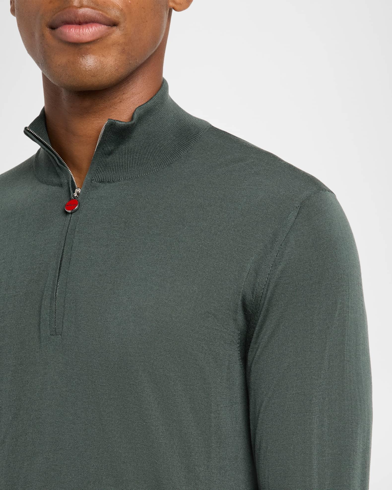 Men's Wool Half-Zip Sweater Product Image