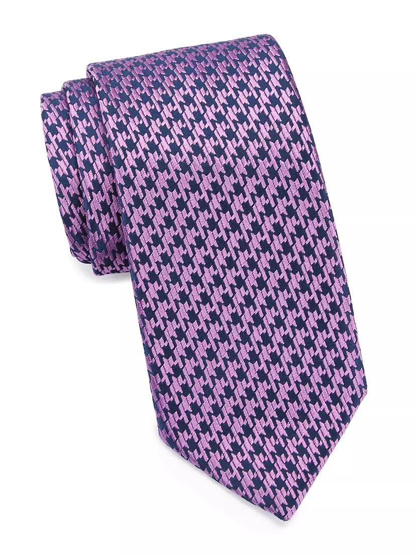 Houndstooth Silk Jacquard Tie Product Image