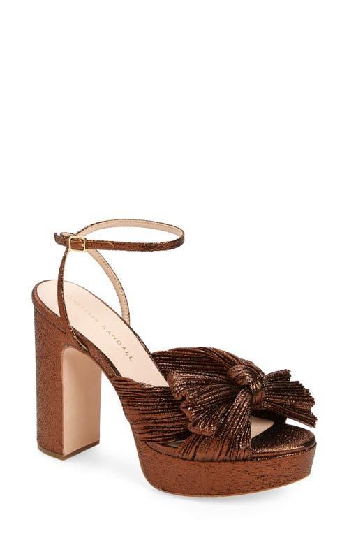 Womens Natalia Pleated Platform Sandals Product Image