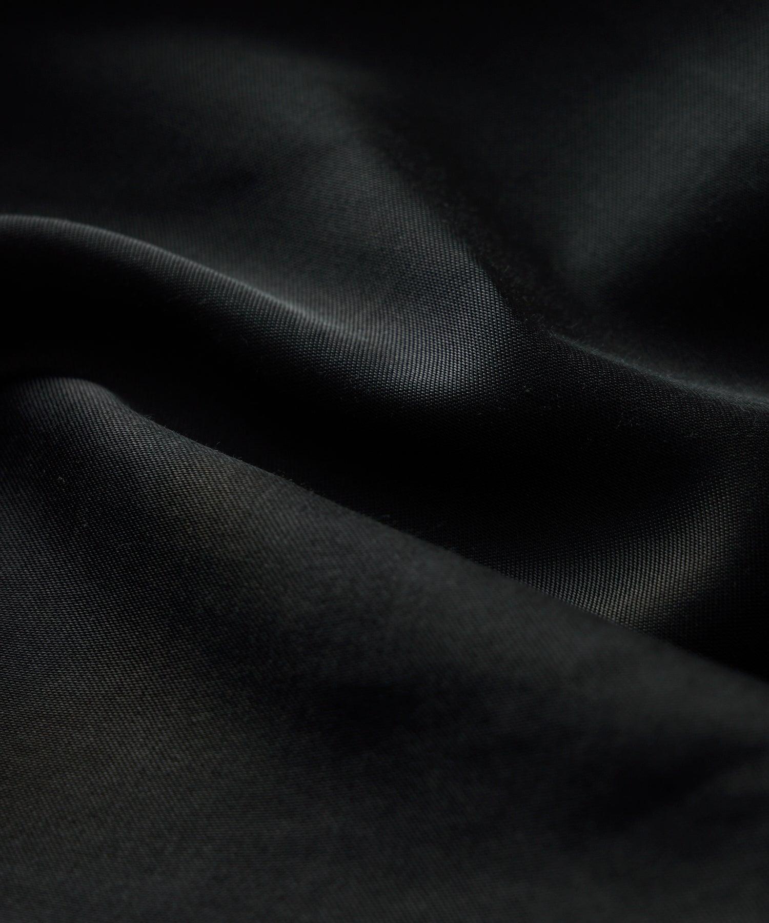 Japanese Sateen Utility Shirt in Black Product Image