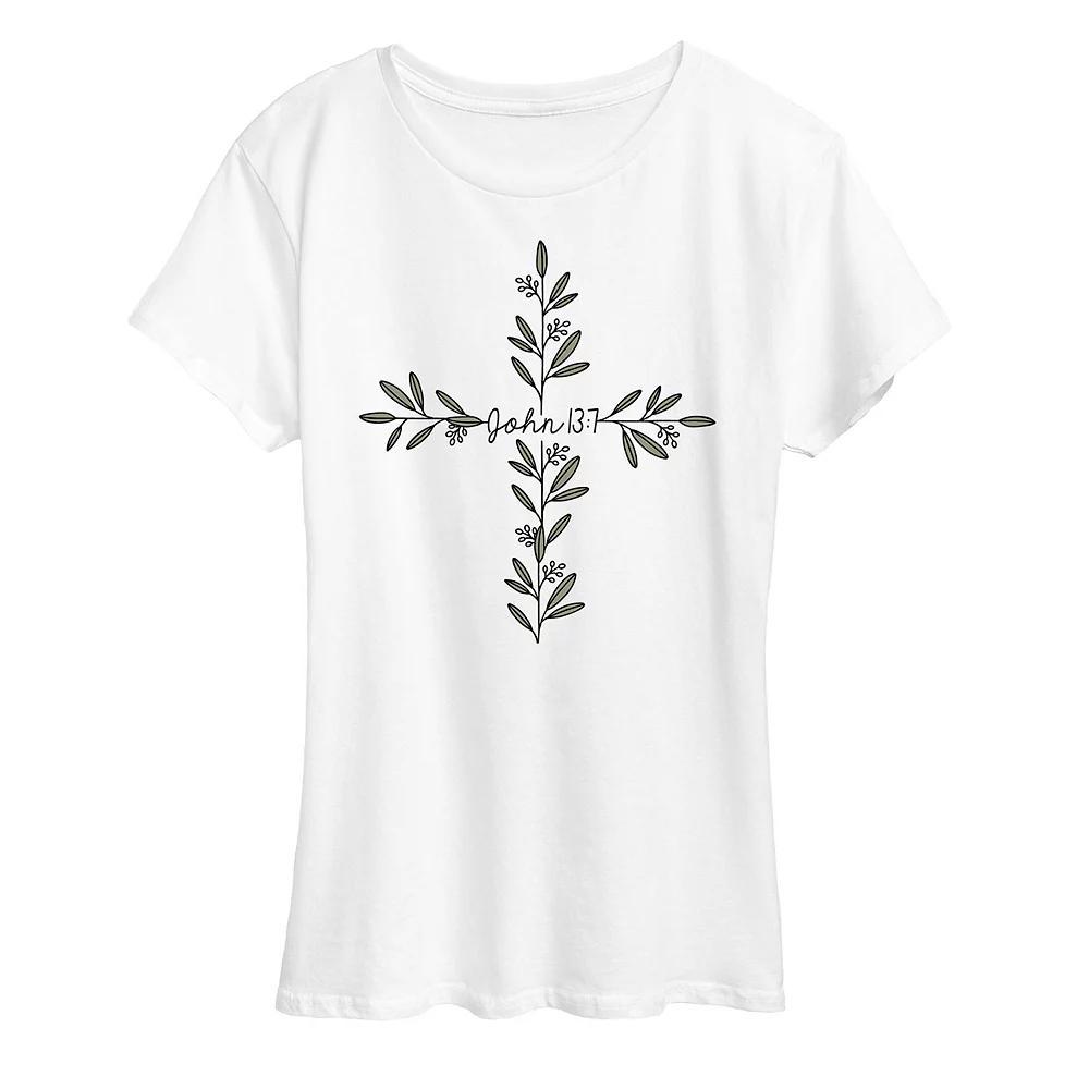 Women's John 13:7 Tree Cross Graphic Tee,  Product Image