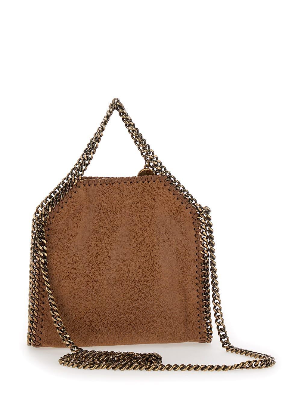 Falabella Shoulder Bag In Brown Polyester Product Image