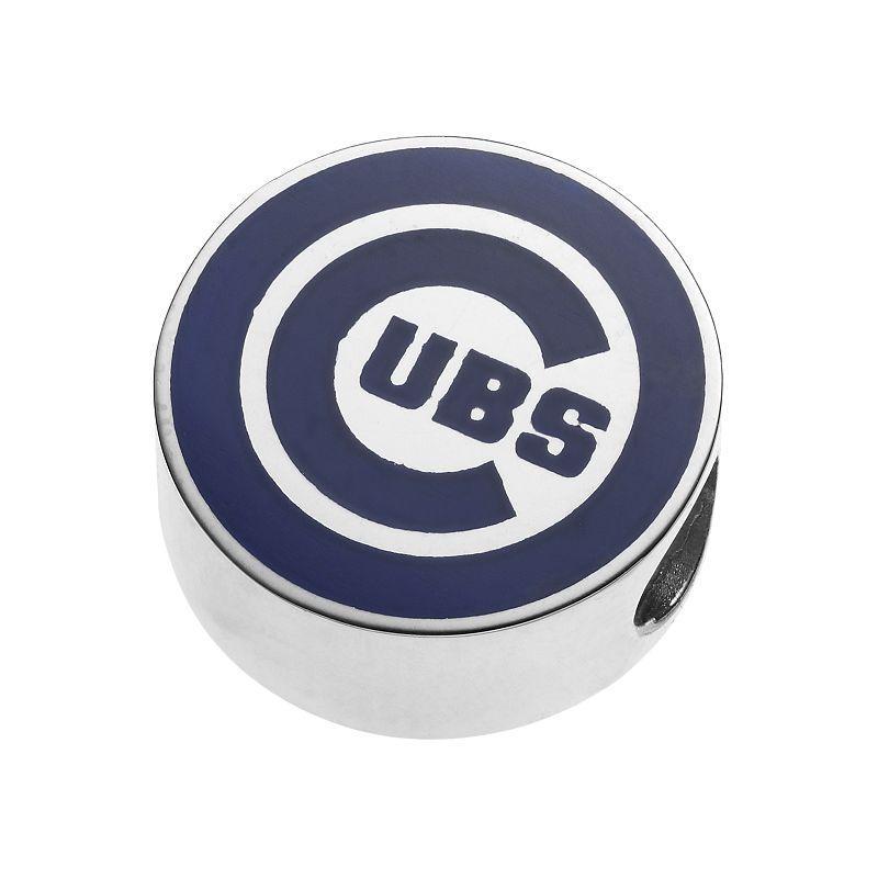 LogoArtSterling Silver Chicago Cubs Bead, Womens, Multicolor Product Image