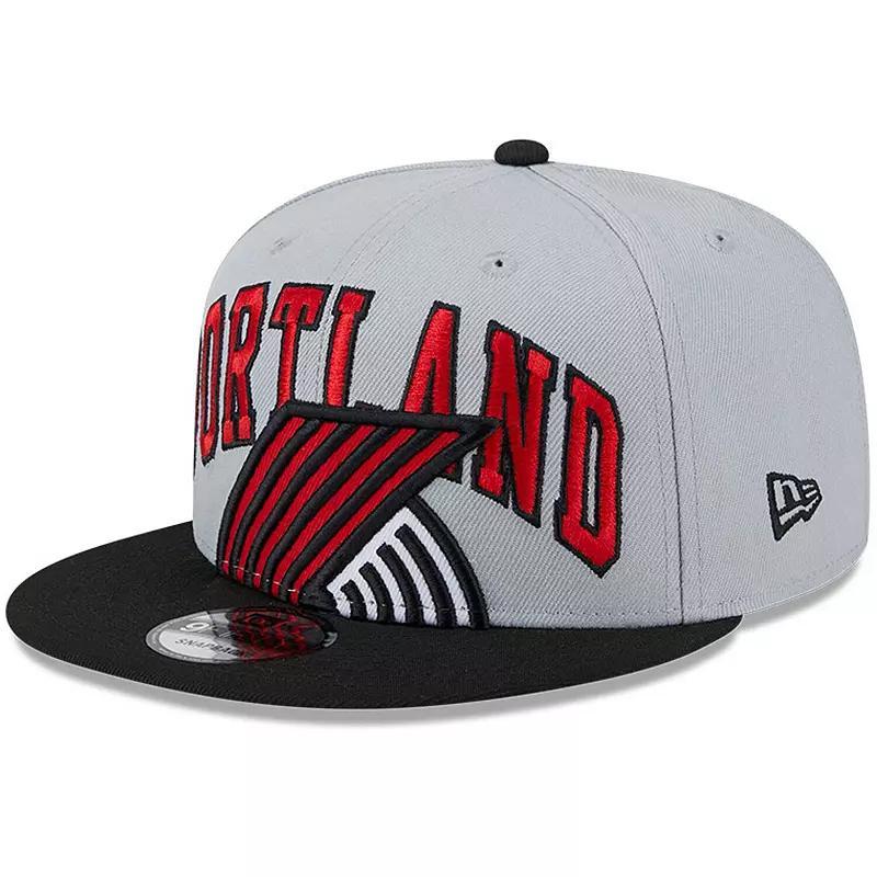 New Era Mens New Era Trailblazers Tip-Off Snapback - Mens Gray/Black Product Image