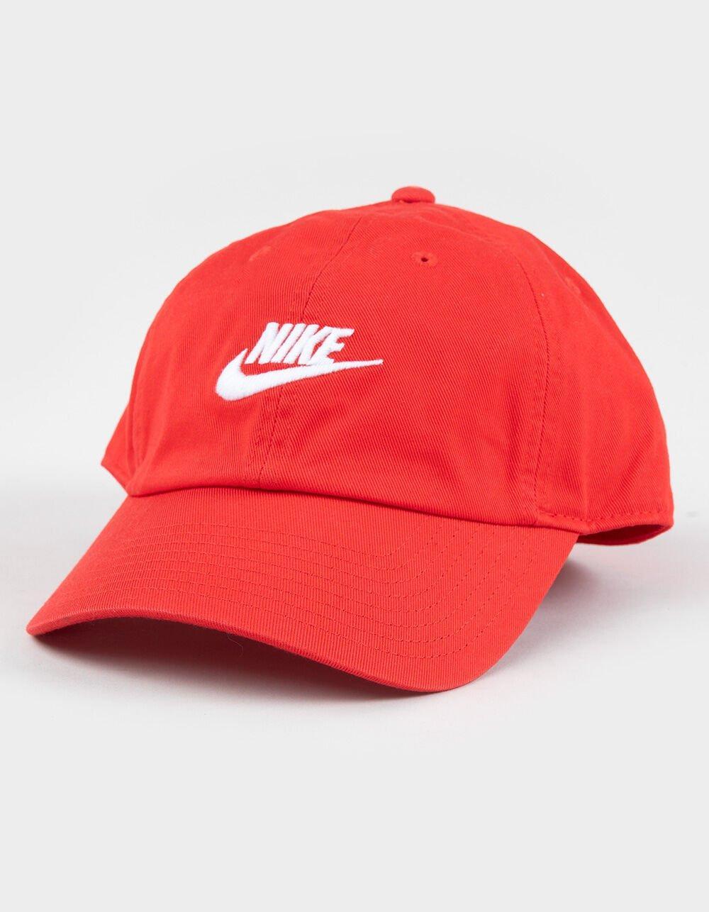 NIKE Heritage 86 Swoosh Strapback Hat - RED Product Image