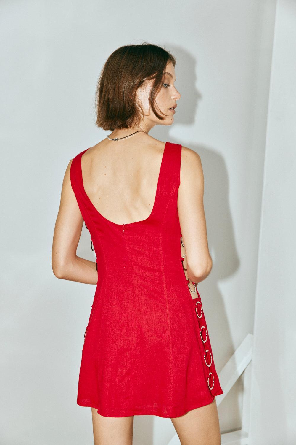 Discoteca Mini Dress Chilli Product Image