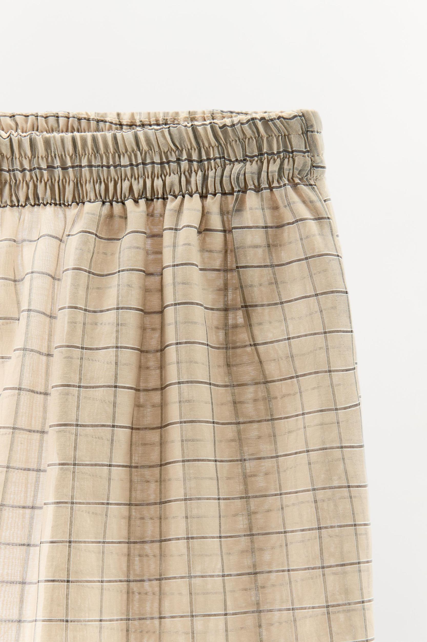 PLAID PAJAMA PANTS Product Image