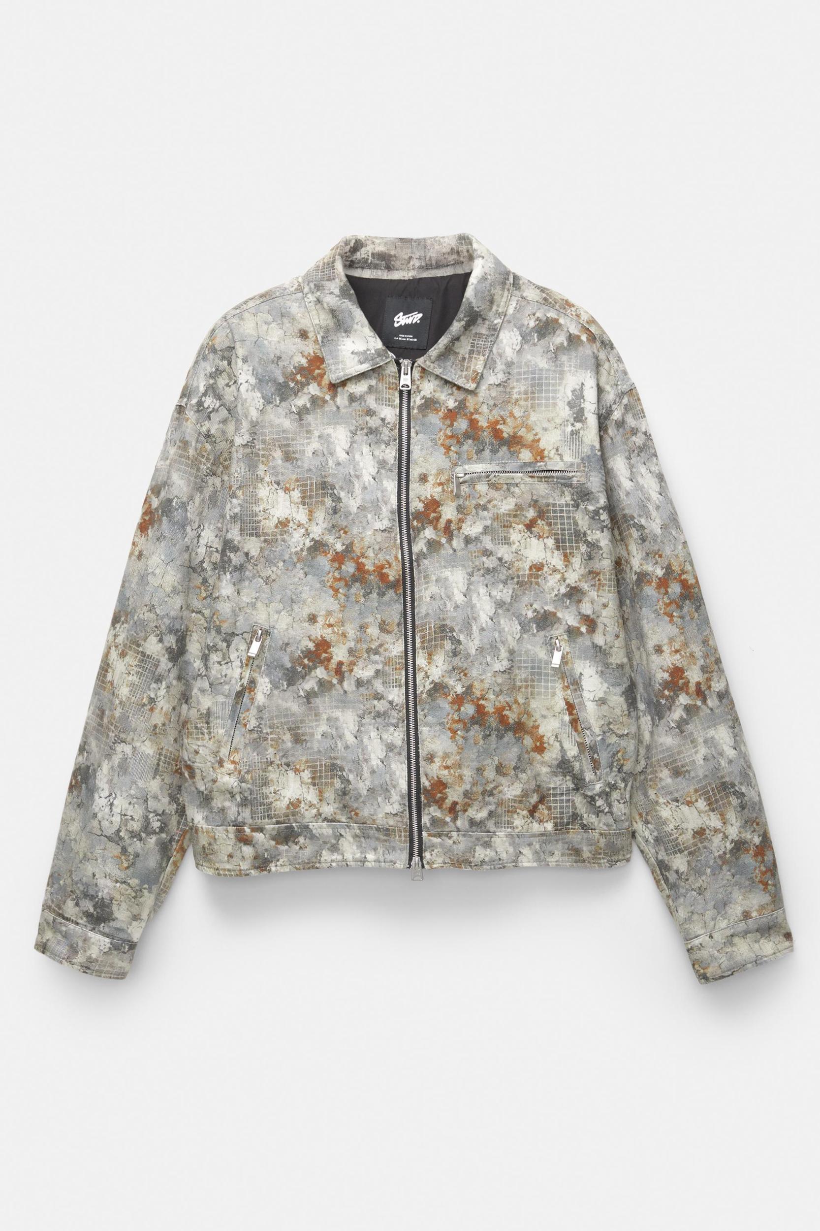 Camouflage print jacket Product Image