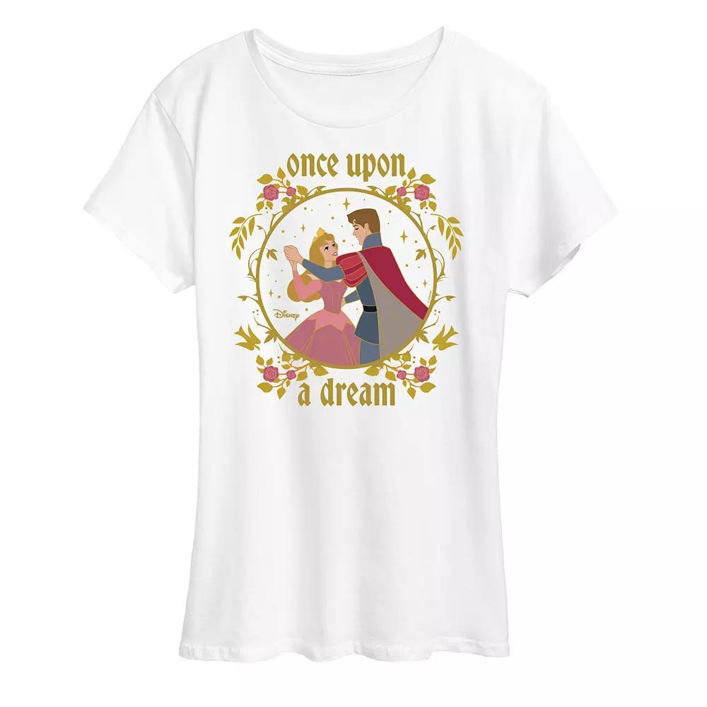 Disney's Sleeping Beauty Aurora & Prince Phillip Women's Once Upon A Dream Graphic Tee,  Product Image