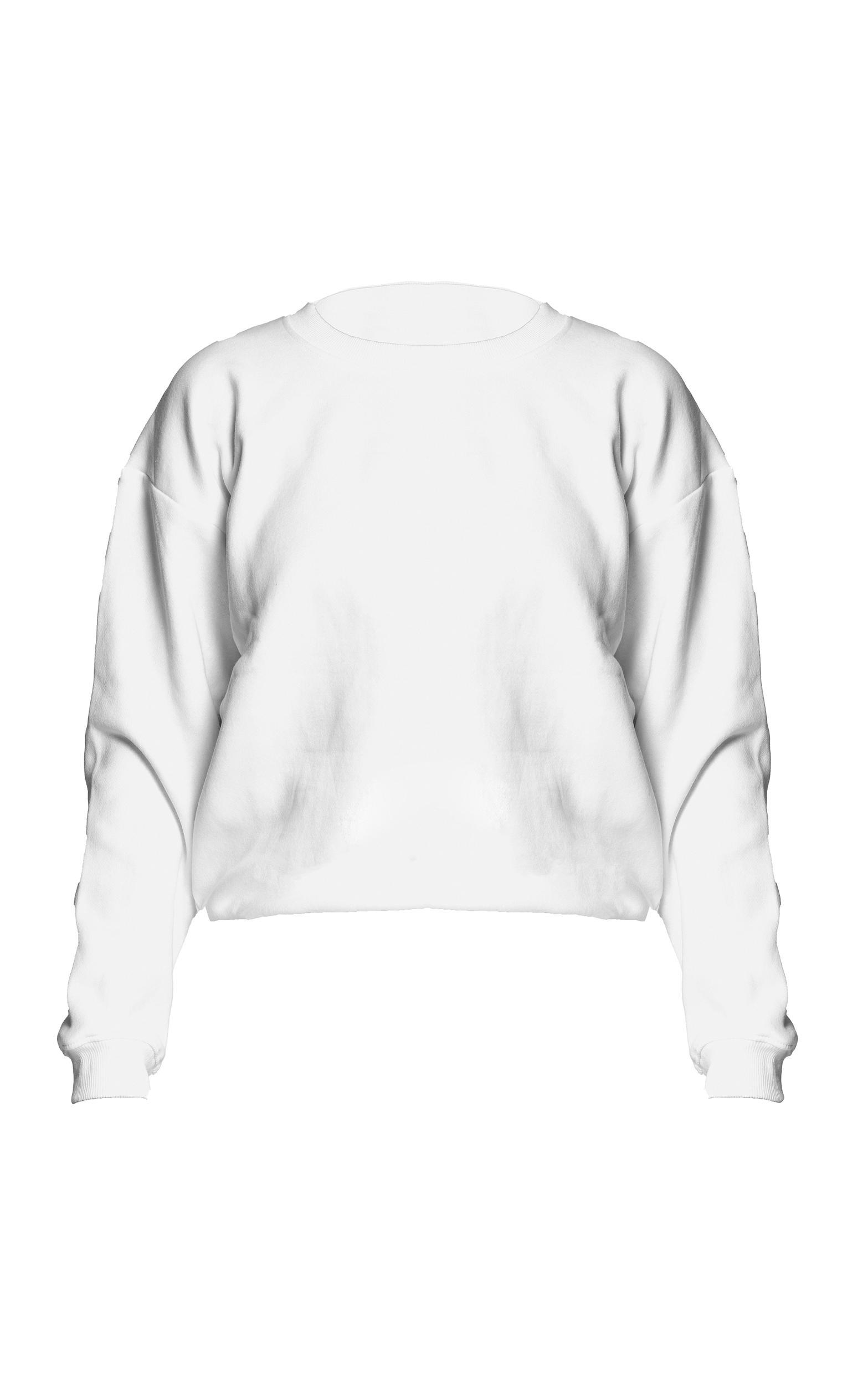  White Oversized Fitting Sweatshirt Product Image