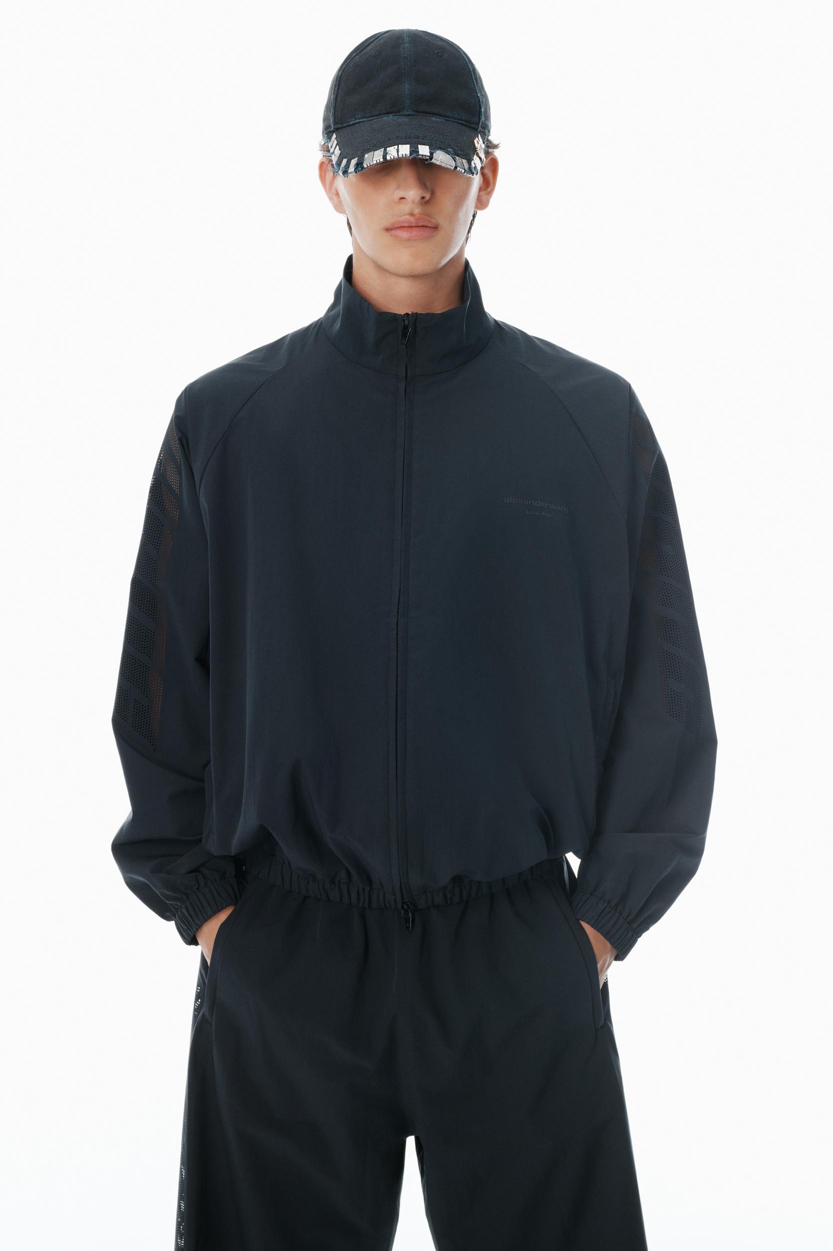 Black Perforated Logo Basketball Shorts Product Image