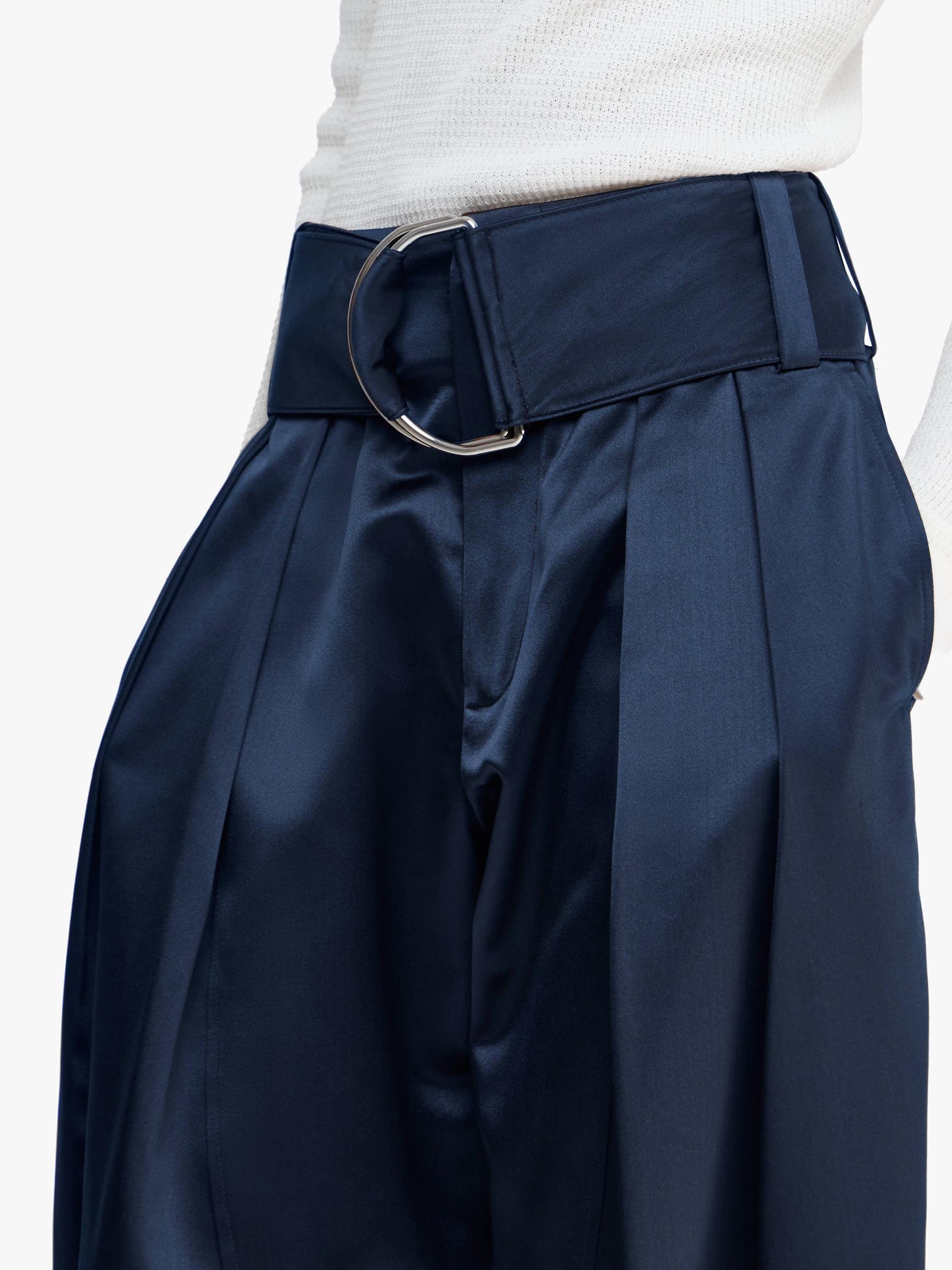PLEATED D-RING TROUSERS Product Image