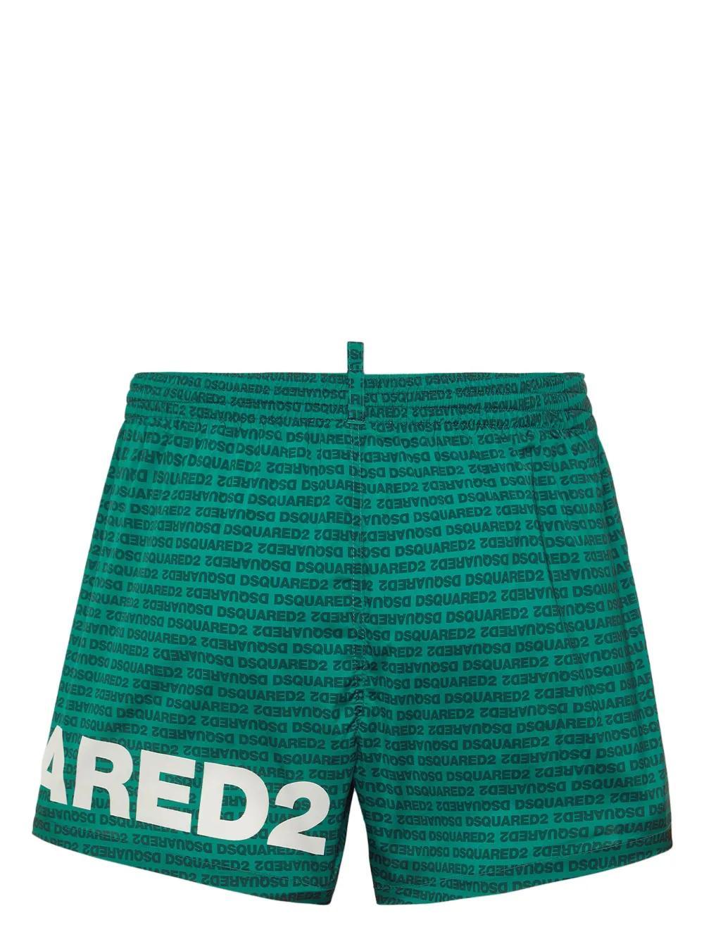 logo-print swim shorts Product Image
