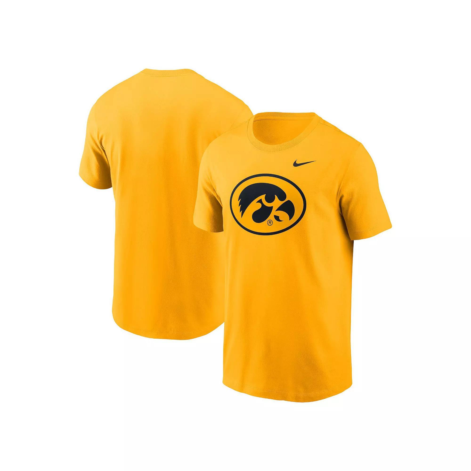 Men's Nike Gold Iowa Hawkeyes Primetime Alternate Logo T-Shirt, Size: Medium Product Image