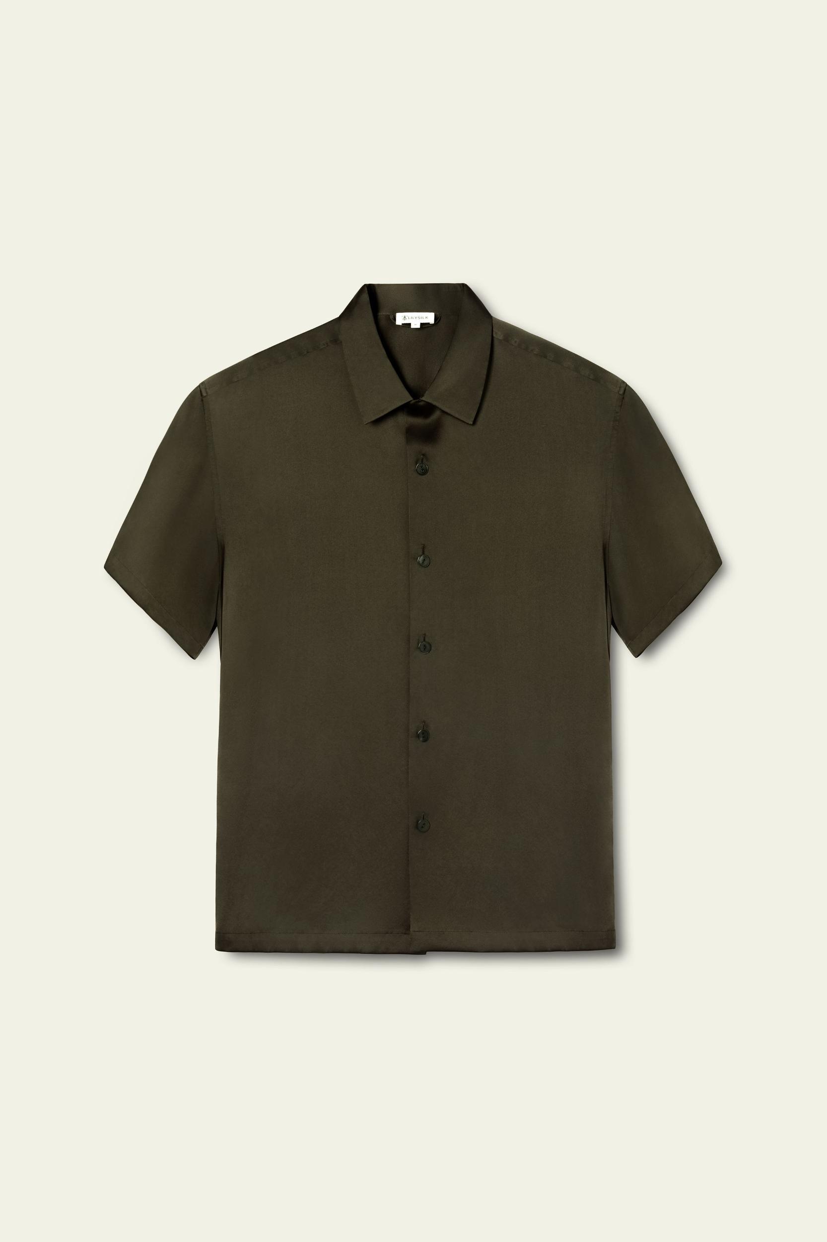 Men's Silk Camp Shirt Product Image