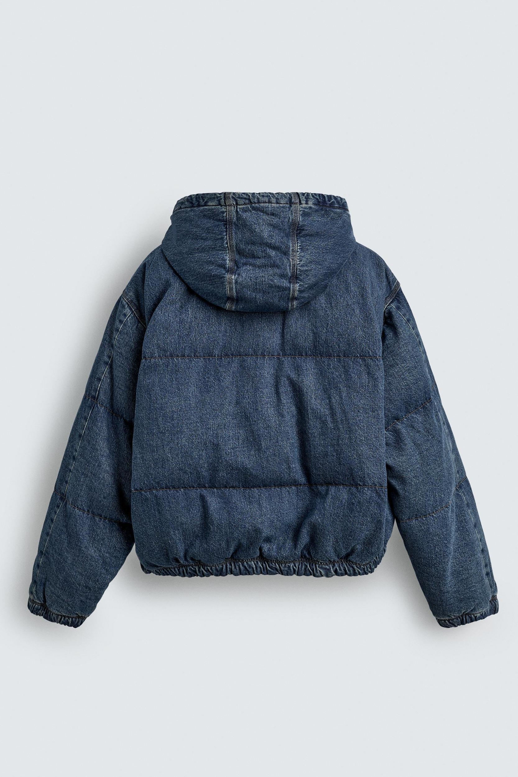 QUILTED DENIM JACKET Product Image