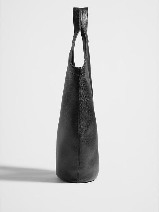 Vegan Leather Modern Hobo Tote Product Image