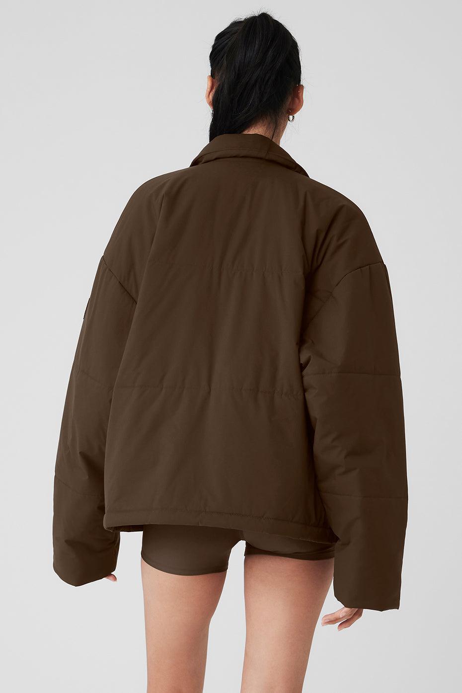 Voyage Utility Cargo Jacket - Espresso Female Product Image