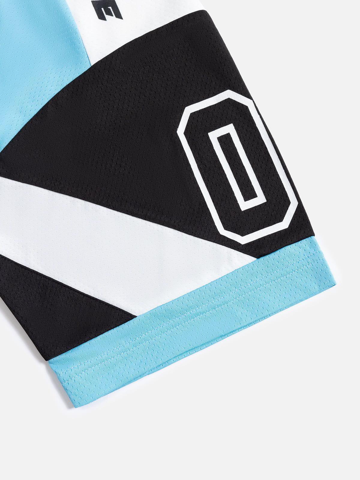 Aelfric Eden Contrast Color Blocking Football Jersey Product Image