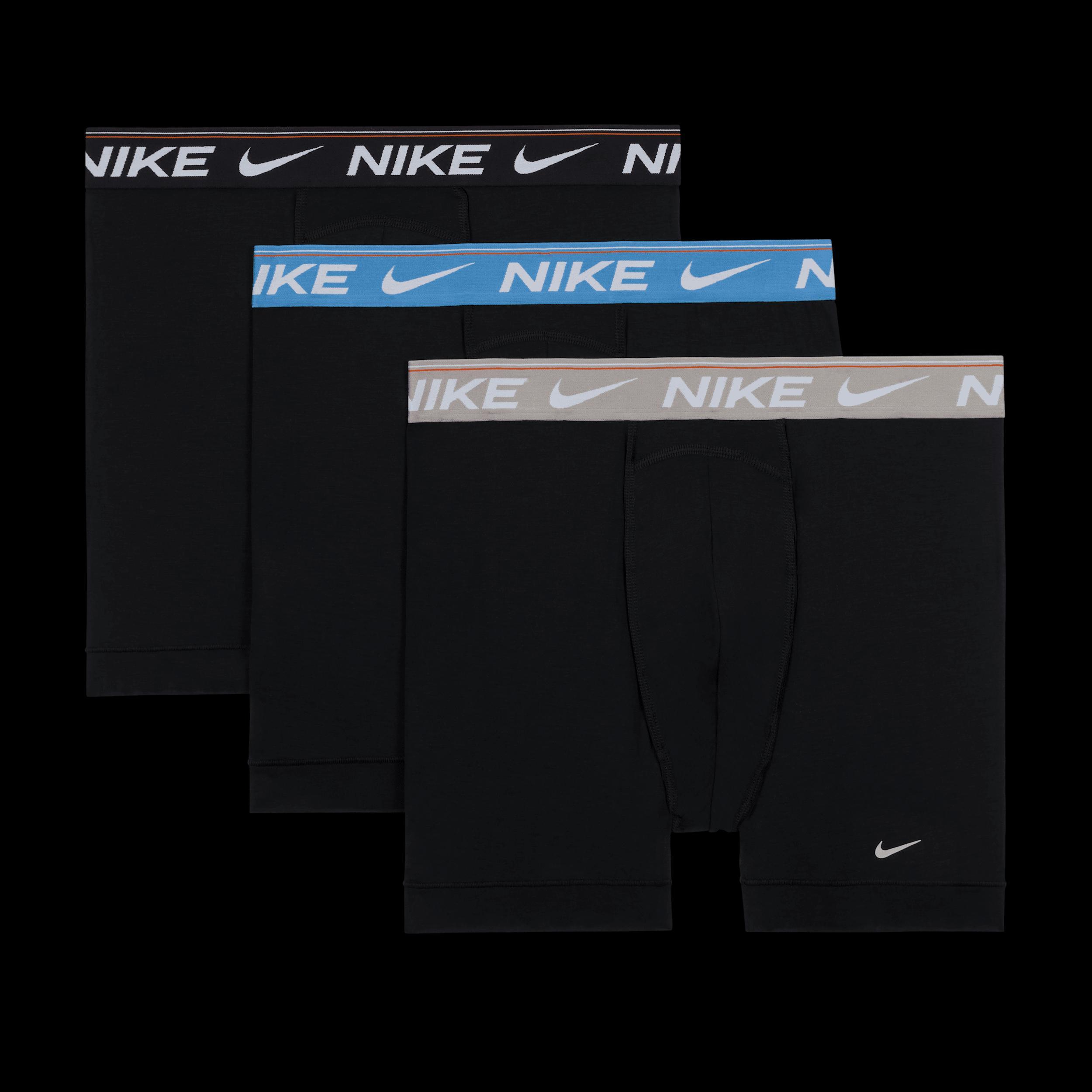 Nike Mens Dri-FIT Ultra Comfort Boxer Briefs (3-Pack) | KE1257-010 Product Image